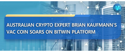 Australian Crypto Expert Brian Kaufmann's VAC Coin Soars on BitWin Platform